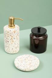 Rackhams Mozie Terrazzo Effect Soap Dish - thumbnail 3