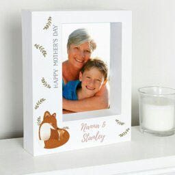 Rackhams Personalised Mummy and Me Fox 5x7 Box Photo Frame - thumbnail 4