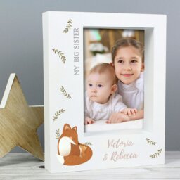 Rackhams Personalised Mummy and Me Fox 5x7 Box Photo Frame - thumbnail 2
