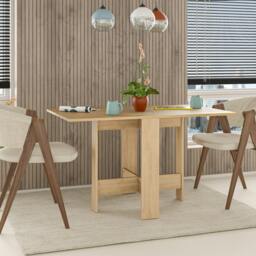 Rackhams Artemio Modern Dining Table Multipurpose Oak W 130cm - Oak - thumbnail 4