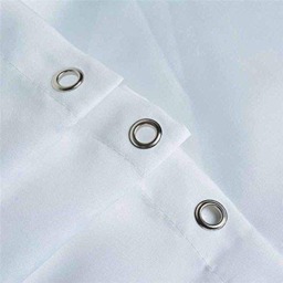 Rackhams White Shower Curtains, Mould Proof & Mildew Resistant Extra Long/Extra Wide Shower Curtain Liner 100% Polyester (Choose your size from Drop down) - extra Long 180CM Width x 180 CM Drop - thumbnail 2