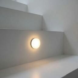Rackhams Round 1 Watt Acrylic Recessed Interior Stair Tread Light