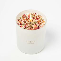 Rackhams Secret Garden Glass Candle - Bergamot, Tonka & Oud - Take time to relax - thumbnail 2