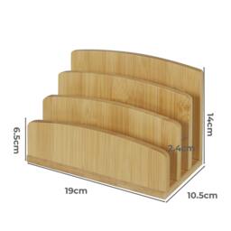 Rackhams Letter Paper File Storage Stand Rack Holder Tray Organiser Desktop Office - thumbnail 3