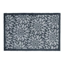 Rackhams Mega Mat Machine Washable Entrance Runner and Doormat Set, Flowers - thumbnail 2