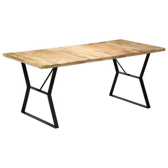 Rackhams Dining Table 180x90x76 cm Solid Mango Wood