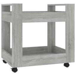 Rackhams Desk Trolley Grey Sonoma 60x45x60 cm Engineered Wood - thumbnail 2