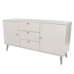 Rackhams Augusta Curve Medium Sideboard with 2 Doors & 3 Drawers - thumbnail 1