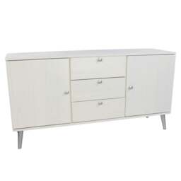 Rackhams Augusta Curve Medium Sideboard with 2 Doors & 3 Drawers - thumbnail 6