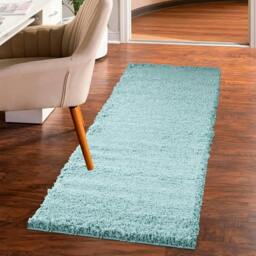 Rackhams Shaggy Rug - Duck Egg - 160cm x 230cm (5.2ft x 7.5ft) - thumbnail 3
