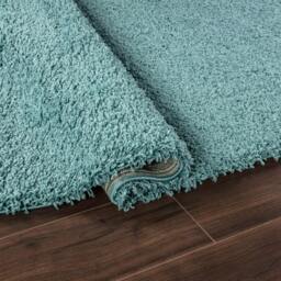 Rackhams Shaggy Rug - Duck Egg - 160cm x 230cm (5.2ft x 7.5ft) - thumbnail 4