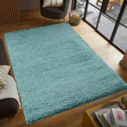 Rackhams Shaggy Rug - Duck Egg - 160cm x 230cm (5.2ft x 7.5ft) - thumbnail 2