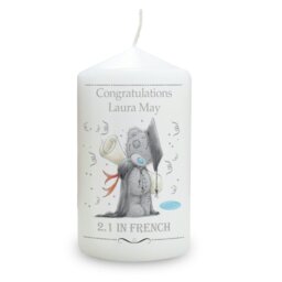 Rackhams Personalised Me to You Graduation Pillar Candle - thumbnail 2