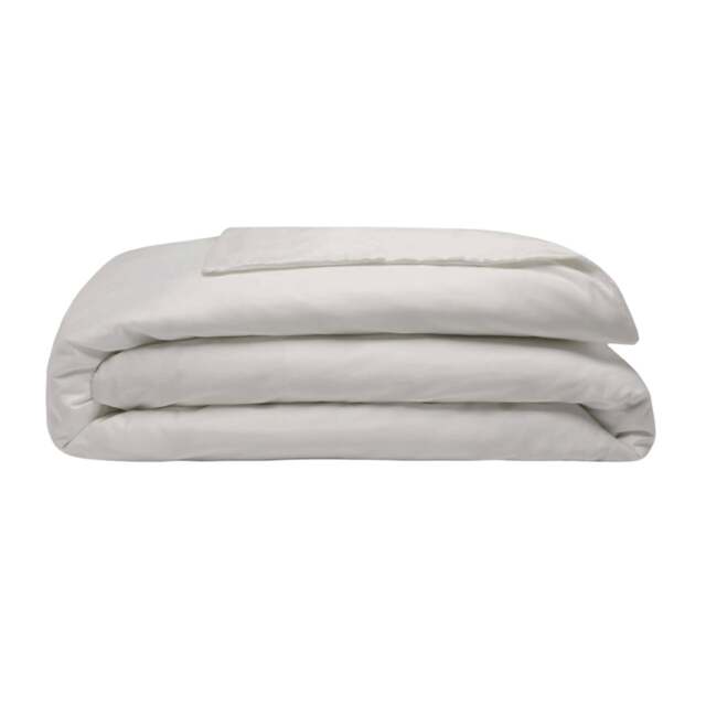 Rackhams 200 Thread Count Egyptian Blend Duvet Cover - Oyster - Kingsize - Oyster - 100% Cotton - image 1
