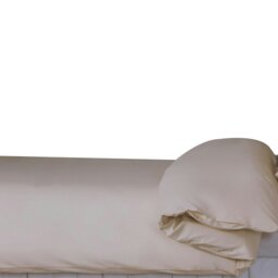Rackhams 200 Thread Count Egyptian Blend Duvet Cover - Oyster - Kingsize - Oyster - 100% Cotton - thumbnail 3