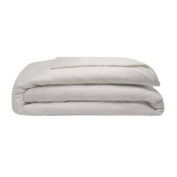 Rackhams 200 Thread Count Egyptian Blend Duvet Cover - Oyster - Kingsize - Oyster - 100% Cotton - thumbnail 2