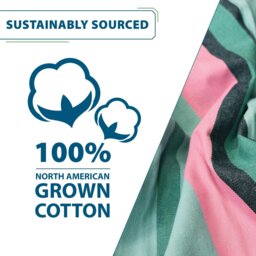 Rackhams Double Cotton Hammock with Stand (250cm) - Watermelon - thumbnail 5