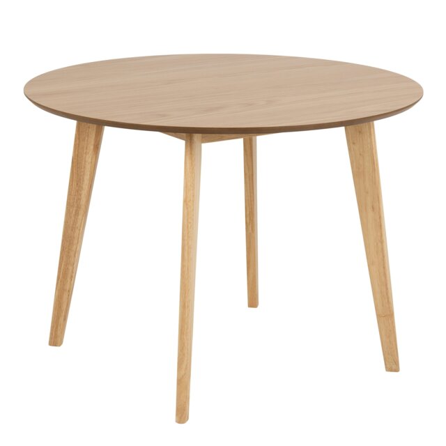 Rackhams Roxby Round Dining Table in Oak 105x76cm - Brown - No - Brown - image 1