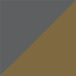 Rackhams Camila 5 Shelf Bookcase Graphite Grey / Golden - Grey - thumbnail 5