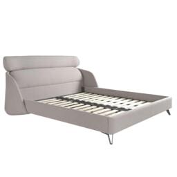 Rackhams Light Grey Fabric Bed 7161
