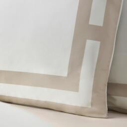 Rackhams So Soft Mono Panel Duvet Cover Set Natural - Double - Natural - thumbnail 3