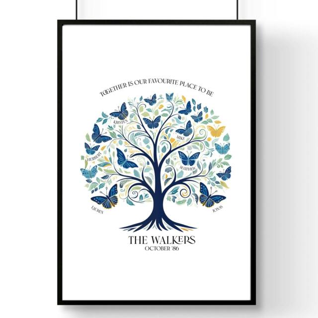 Rackhams Print For Living Room - Set of 1 Botanical Wall art Prints - A2 16.54 x 23.39 in / 42 x 59.4 cm - Satin Photo paper 280 gsm - Black Frame - image 1