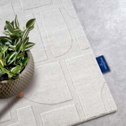 Rackhams Alexis Wool White Rug - 120X170 cm - thumbnail 4