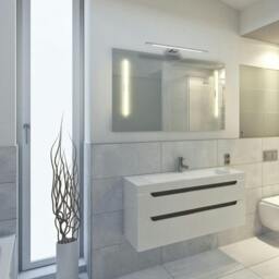 Rackhams Shine LED Wall Lamp Polished Chrome IP44 Bathroom - thumbnail 2