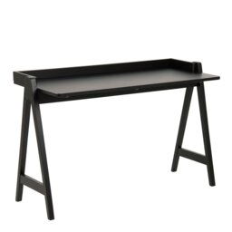 Rackhams Miso Office Desk in Black - 1 - Black - 51.6
