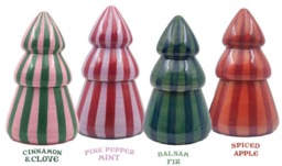 Rackhams Paddywax Cabana Range Ceramic Tree Candle - 9oz - Purple - Cinnamon & Clove - thumbnail 2