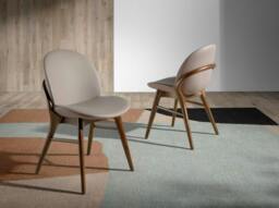 Rackhams Dark Mink Leatherette Chair 4107 - thumbnail 3