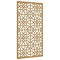 Rackhams Garden Wall Decoration 105x55 cm Corten Steel Moorish Design - thumbnail 2