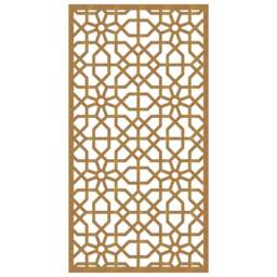 Rackhams Garden Wall Decoration 105x55 cm Corten Steel Moorish Design - thumbnail 4