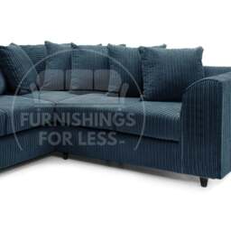Rackhams Ferguson / Luxor Full Jumbo Cord Corner Sofa - Green - thumbnail 6
