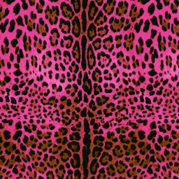 Rackhams Handmade Velvet Portable Lamps in Pink Neon Leopard - Midi - 52cm Height - Rechargeable LED Bulb - thumbnail 3