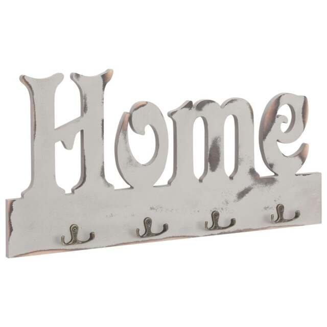 Rackhams Wall Mounted Coat Rack HOME 50x23 cm