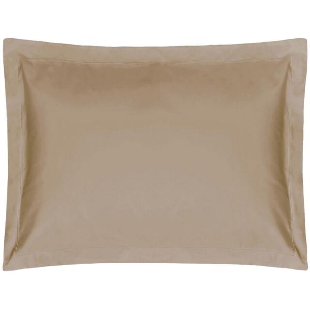 Rackhams Easycare Percale Oxford Pillowcase - Walnut Whip - One Size - Walnut Whip - 50% Cotton/50% Polyester