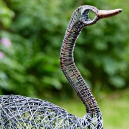 Rackhams Guska the Standing Duck Wire Garden Ornament - Metal - thumbnail 2