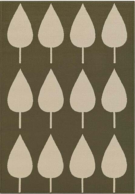 Rackhams Adventures Kids Green Rug – Lovely Leaves - 160X235 cm - image 1