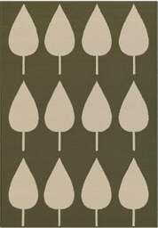 Rackhams Adventures Kids Green Rug – Lovely Leaves - 160X235 cm