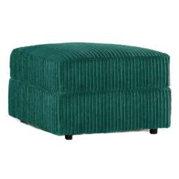 Rackhams Luxor / Ferguson / Delta Jumbo Cord Footstool - Teal