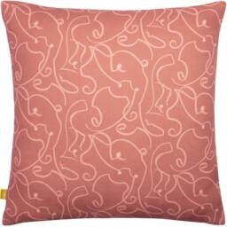 Rackhams Recycled Bodyart Cushion Cover - Red Clay - 43cm x 43cm - Red Clay - 100% Repreve Polyester - thumbnail 2