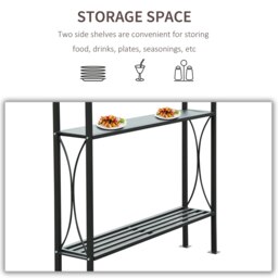 Rackhams 2.5x1.5m BBQ Tent Canopy Patio Outdoor Awning Gazebo Party Sun Shelter - thumbnail 5