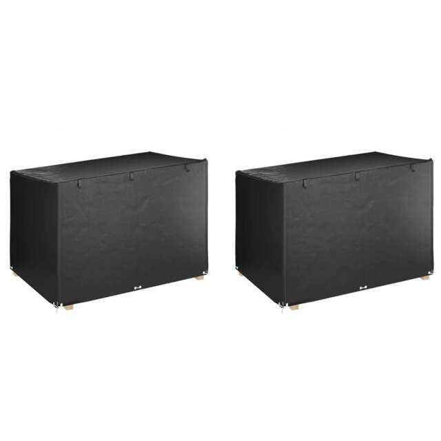 Rackhams Swing Bench Covers 2 pcs 12 Eyelets 215x150x130/150 cm Polyethylene