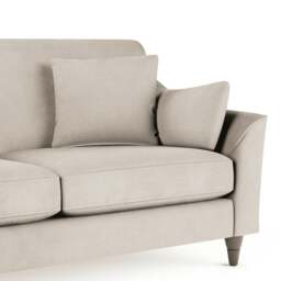 Rackhams Hepburn Large L Shaped Fabric Corner Sofa - Navy Blue - Right Hand Facing - thumbnail 4