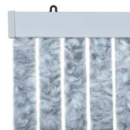 Rackhams Insect Curtain White and Grey 90x200 cm Chenille - thumbnail 5
