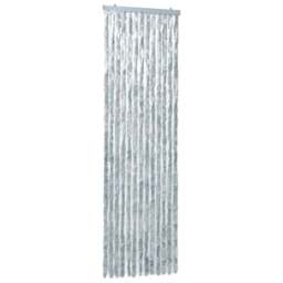 Rackhams Insect Curtain White and Grey 90x200 cm Chenille - thumbnail 3