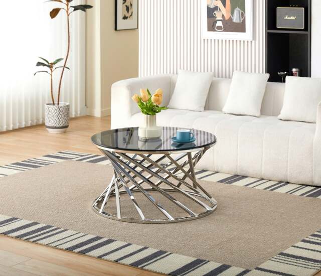 Rackhams Jasmine Coffee Table - Silver - image 1