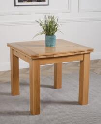 Rackhams Richmond Small Extending Oak Dining Set with Berkeley Oak Chairs - Natural Oak - 6 chairs - thumbnail 6
