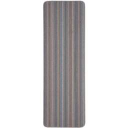 Rackhams Stockholm Grey/Clay Washable Mat - 67X200 cm - thumbnail 1